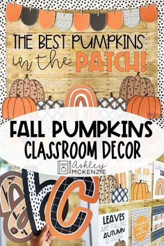 the best pumpkins in the patch fall classroom decor with free printable cutouts