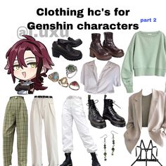 Heizou Casual Clothes, Heizou Headcanons, Alhaitham Inspired Outfits, Genshin Impact Inspired Outfits, Heizou Cosplay