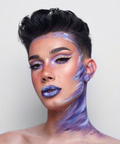 James Charles on Twitter: "god is a ... Extreme Make-up, Last Minute Kostüm, Make Up Designs, God Is A Woman, New Year's Makeup, Make Up Inspiration, Cool Makeup Looks, Beauty Make-up