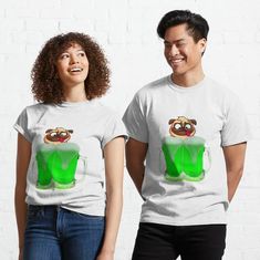 St Patricks Day Celebration । Funny । Puppy Bear Celebrate । Trending Classic T-Shirt Christmas Vacation Shirts, Gaming Design, Cactus Shirt, Valentine Wishes, New Years Shirts, Christmas Tree Shirt, Free Hugs, Tree Shirt