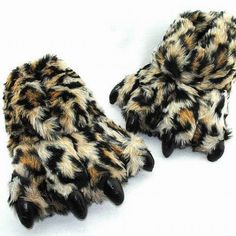 So want these!!!! Bear Paw Slippers, Claw Slippers, Paw Slippers, Bear Claw, Plush Slippers, Bear Claws, Bear Paw, Bear Paws