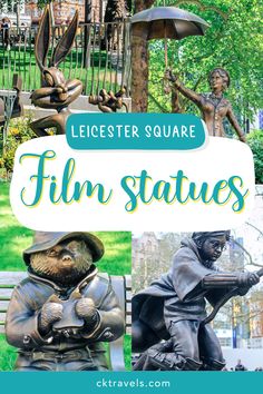 an image of a statue with the words film statues