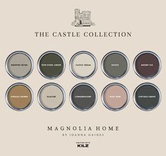 the castle collection by magnolia home is featured in this ad for its new book,