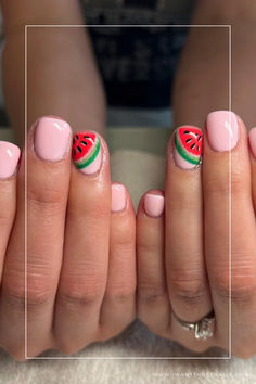 Get ready to savor the sweetness of summer with our collection of 45 refreshing watermelon nail designs! Whether you prefer short or long nails, in acrylic or gel, we've curated a variety of vibrant designs featuring the iconic fruit, complete with 3D artistry. Elevate your nail game with these delightful watermelon-inspired designs, perfect for adding a touch of whimsy to your summer look. Embrace the fruity vibes and get inspired with these charming and enchanting nail designs. 🍉💅✨ Green And Pink Color Scheme, Watermelon Nail Designs, Watermelon Nail, Ripe Watermelon, Watermelon Nail Art, Lux Nails, Watermelon Nails, Beauty Nails Design, Happy Nails