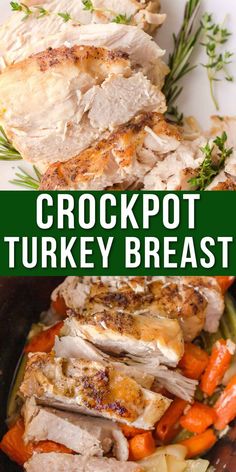 turkey in a crockpot Crockpot Turkey Breast, Turkey Tenderloin Recipes, Turkey Breast Crockpot, Turkey Crockpot Recipes, Cooking Turkey Breast, Turkey Cutlets, Slow Cooker Turkey Breast, Crockpot Turkey, Cutlets Recipes