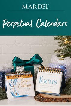 an image of a calendar with gifts on it and the words, march - mardel personal calendars