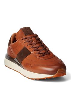 Polo Ralph Lauren Men's Train 89 Leather Sneakers Men - Bloomingdale's Leather Sneakers Men, Men Footwear, Alexander Mcqueen Sneakers, Sneakers Men Fashion, Best Sneakers, Polo Ralph Lauren Mens, Designer Sneakers, Running Sneakers, Ralph Lauren Men