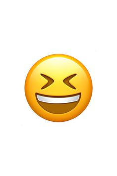 an emoticive smiley face on a white background