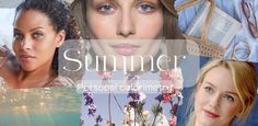 the ultimate summer seasonal color guide -find your ideal color blend - Our Fashion Garden Summer Colour Palette, Summer Eyes, Dark Ash Blonde, Colour Analysis, Light Ash Blonde, Summer Color Palette, Color Guide, Cool Breeze, Soft Autumn