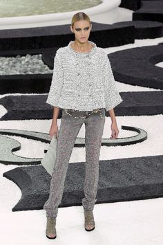 Look Jean, Mode Chanel, Anja Rubik, Chanel Couture, Chanel Haute Couture, Couture Collection, Look Chic