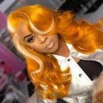 Ginger Body Wave, Ginger Lace Front Wigs, Body Wave Wigs, Hair Ginger, Curly Hair Wig, Ombré Hair, Human Virgin Hair, Long Curly Hair