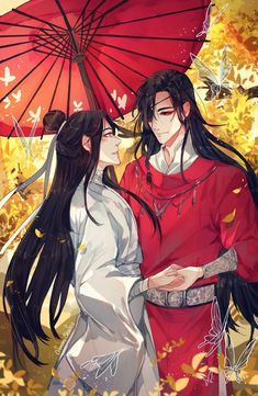 Hua Cheng and Xie Lian <3 The butterflies flying around are Iridescent foil ^^ Hua Cheng And Xie Lian, Lions Photos, Hua Cheng, Butterflies Flying, Heaven's Official Blessing, Silver Foil, Pretty Men, Anime Wallpaper, Anime Guys