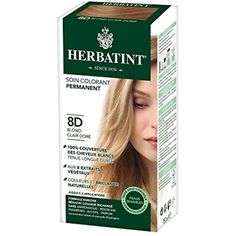 8D Herbatint Lt Golden Blonde 4 OZ ** Read more at the image link. (This is an affiliate link) #HairColor Swedish Blonde, Hair Color Unique, Hair Color Formulas, Light Ash Blonde, Herbal Hair, Hair Tonic, Color Your Hair, Golden Blonde, Permanent Hair Color