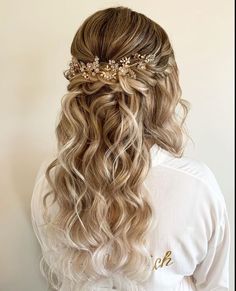 Braided Wedding Hairstyles, Bob Pendek, Bridemaids Hairstyles, Wedding Hairstyle Ideas, Gorgeous Hairstyles, Long Hair Wedding Styles, Prom Hairstyles For Long Hair, Hairstyles Wedding