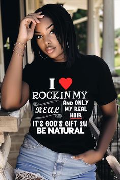 Funny Natural Real Womens Hair T-shirt, Black Girl Magic Women Shirt, Shirts for Women Inspirational Humorous Saying Unisex T-shirt T Shirt Mothers Daughter, Funny Hair, Womens Hair, Magic Women, Shirt Hair