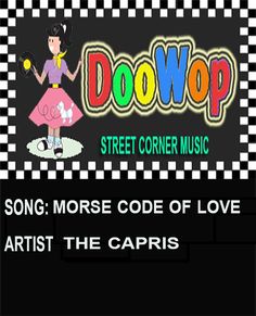 the logo for doowop street corner music, which is featured in an advertisement