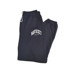 🛒The Nantucket Sailing Club Sweatpants in Navy Blue are the perfect addition to your loungewear collection. With a varsity-inspired design and an elastic waistband, these sweatpants offer an oversized fit for maximum comfort. Ideal for lounging, beach days, or hanging out with friends, these sweatpants exude a preppy, nautical style that will keep you cozy and stylish. 📦FREE SHIPPING on orders $35 or more to US shoppers 👕Brand = Gildan 🧵Fabric = 50% Cotton / 50% Polyester ✂️Design = White heat-applied vinyl 🎨Color = Navy Blue  -Colors will vary from computer to computer and monitor to monitor. The colors shown may not be an exact representation. -Slight shade variations of garment colors are likely in the pigment dye process. 📏Sizing = Unisex  -Please see size chart in photos -Sweatp Navy Cotton Sweatpants For Sports, Casual Letter Print Bottoms For College, Casual Cotton Bottoms For College, Sporty Navy Cotton Joggers, Navy Cotton Athleisure Pants, Nantucket Sailing, Trendy Sweatpants, Trendy Joggers, Blue Sweatpants