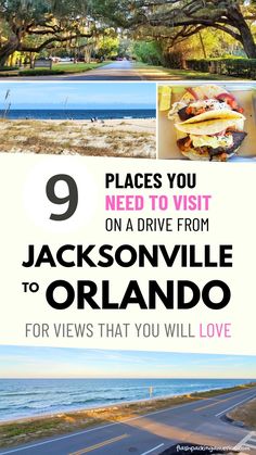 the top places you need to visit on a drive from jacksonville to orlando