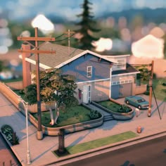 Here is a recreation of Chloe's House from Life is Strange! No CC was used. Sims 4 Life Is Strange Clutter, Sims Houses No Cc, Sims 4 Life Is Strange Cc, Sims 4 No Cc Build, Sims Lots, The Sims 4 Lots, Sims Houses, Chloe Price