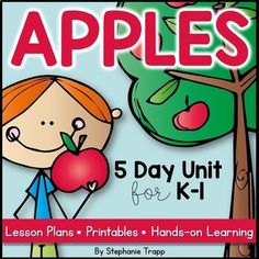 apples 5 day unit for k - 1