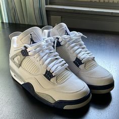 Condition: Like New (Only Worn Once To Try On) Would Be Brand New But The Tags And Box Were Discarded Nike Shoes Women Fashion, Custom Sneakers Diy, Jordan Iv, Pretty Sneakers, Shoes For Boys, Pretty Shoes Sneakers, Jordan 4s, Jordan Shoes Retro, Shoes Sneakers Jordans