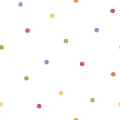 sample dots primary wallpaper from the tiny tots 2 collection by galerie wallcoverings 1 Wallpaper Dots, Calm Nursery, Polka Dots Wallpaper, Baby Wallpaper, Dots Wallpaper, Diy Wallpaper, Popular Wallpaper, Polka Dot Design, Burke Decor