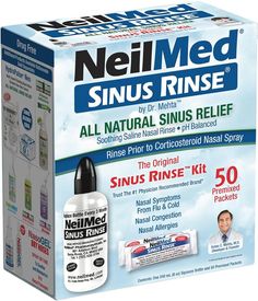 Amazon.com: NeilMed Sinus Rinse - A Complete Sinus Nasal Rinse Kit, 50 count (Pack of 1) : Health & Household Natural Sinus Relief, Sinus Rinse, Nasal Wash, Sinus Congestion Relief, Allergy Medicine, Dry Nose, Congestion Relief, Sinus Relief, Sinus Pressure