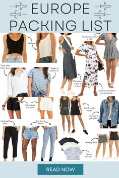 Summer Packing Outfits, European Trip Outfits Summer, Traveling In Europe Outfits, Europe Summer Fashion 2023, European Backpacking Outfits, 10 Day Packing List Europe, Backpack Europe Outfits, Travel To Europe Outfits, Germany Trip Outfits