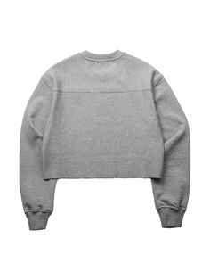 Editor's notesIt is a basic and casual sweatshirt in cropped fit. The sweatshirt has raw hem and logo point that add casual mood. Made of cotton fabric, the sweatshirt is soft and comfy. It has ribbed neck and cuffs and logo embroidery on the front.- Cropped length- Ribbed cuffs- Patchwork design- Sporty and casualMeasurements(in.)S / M- Length: 18.1 in. / 19.1 in.- Shoulder: 21.3 in. / 21.7 in.- Chest: 21.9 in. / 22.8 in.- Sleeve Length: 22.6 in. / 23 in.Composition & Care- 60% Cotton, 40% Casual Crew Cropped Sweater, Casual Relaxed Fit Cropped Crew Sweater, Oversized Crew Neck Casual Cropped Sweater, Casual Cropped Sweater With Relaxed Fit, Relaxed Fit Cotton Cropped Sweater For Everyday, Casual Cropped Sweater Relaxed Fit, Relaxed Fit Crew Neck Cropped Cotton Sweater, Relaxed Fit Cropped Cotton Sweater, Cropped Cotton Sweater With Relaxed Fit