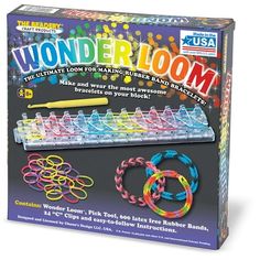 the wonder loom kit is in its box