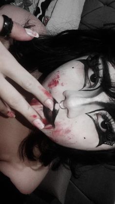 Corpse Paint, Trad Goth, Edgy Makeup, Cute Makeup Looks, Goth Makeup, Facepaint, Pretty Makeup