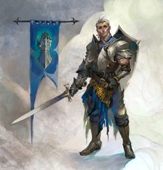 ArtStation - Kaedan - Paladin, Gustavo Pelissari Illustration Projects, Caracter Design, Illustration Work, Creative Illustration, Armor Concept, Character Creation