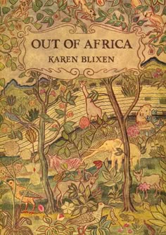 an old book with the title out of africa