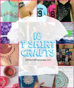 Teen Summer Crafts, Tee Shirt Crafts, Shirt Crafts, Wall Art Tutorial, Graduation Party Diy, Diy Tees, Summer Crafts For Kids, Easy Christmas Gifts, Tie Dye Diy