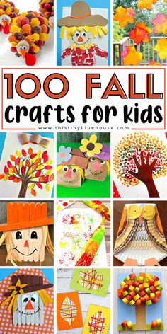 fall crafts for kids that are easy to make and great for the whole family or group