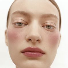 Editorial Blush Makeup, Editorial Blush, Blush Placement, Dewy Blush, Beauty Desk, Rich Rich, Alien Girl, Dr Hauschka, Runway Makeup