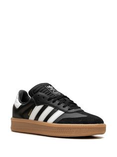 Find ADIDAS Samba Xlg /white/gum Sneakers on Editorialist. black suede/leather suede panelling logo stamp at side signature 3-Stripes logo contrasting heel counter round toe front lace-up fastening logo patch at the tongue branded insole gum-rubber sole These styles are supplied by a premium and authenticated sneaker marketplace. Stocking only the most sought-after footwear, they source and curate some of the most hard to find sneakers from around the world. Sneaker Adidas, Formal Loafers, Sneakers Adidas, Tom Dixon, Adidas Samba, Nike Dunk, Dolce & Gabbana, Lining Fabric, Leather Accessories