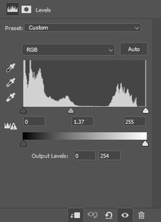 the settings panel in photoshopped to be used for text and graphics workbench