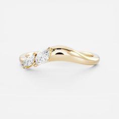 Ascend Gold Wedding Band Unique, Solid Gold Wedding Band, Band Ideas, Wedding Band Unique, The Bling Ring, Ring Marquise, Bridal Diamond Jewellery, Marquise Ring, Unique Jewelry Gifts