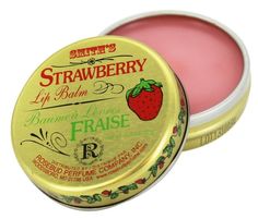 PRICES MAY VARY. Chapped Skin. Blemishes. Diaper Rash. Detergent burn. Indulge your sweet tooth as you soothe dry, chapped lips with Rosebud's newest, strawberry-scented lip balm. Following in the Rosebud tradition of simple, easy to use products, this vintage-inspired tin contains a combination of rich emollients that lock-in moisture and banish dryness after only one application. Vintage Lip Balm, Strawberry Perfume, Rosebud Salve, Lip Balm Tin, Lip Salve, Scented Lip Balm, Strawberry Lip Balm, Best Lip Balm, Lip Balm Tubes