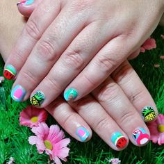 28+ Summer Short Nail Designs,Ideas Design Trends Premium PSD Short Nails Summer, Easy Nail Designs Summer, Funky Nail Designs, Cute Summer Nail Designs, Nail Art Designs Summer, Short Nails Art, Cute Summer Nails