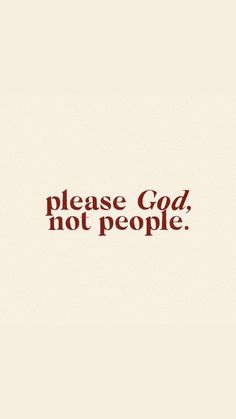 the words please god, not people are shown in red and black on a white background