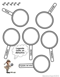 the magnifying glass worksheet for kids to learn how to use it