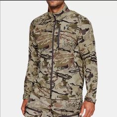 Nwt Mens Under Armour Ridge Reaper Raider Barron Camouflage Hunting Jacket Brand New Never Worn R40 Hunting Jacket, Hunting Jackets, Sport Bra Top, Hunting Clothes, Athletic Shirts, Jacket Brands, Under Armour Men, Kids Shorts, Swimwear Tops