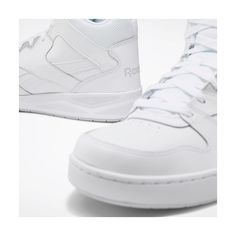 Old-school basketball style inspires these men's shoes. The all-leather upper shows off a court-ready look and feel, while the high top and ballistic mesh collar give them a retro vibe. The sneakers feature a monochromatic color from top to bottom to keep them classic. Classic High-top Basketball Sneakers, Slip-resistant Lace-up Basketball Shoes For Light Sports, Sporty Slip-resistant Streetwear Basketball Shoes, Sporty Slip-resistant Basketball Shoes For Streetwear, Sports High-top Sneakers Slip-resistant, Slip-resistant High-top Sneakers For Sports, Classic High-top Synthetic Basketball Shoes, Sporty Slip-resistant High-top Sneakers For Streetwear, Shoes Mens Sneakers