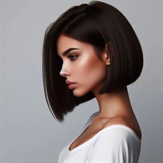 Donating Hair, Long Bob Haircuts, Mid Length Hair, Sleek Hairstyles, Short Hair With Layers, Face Hair, Silky Hair, Hair Transformation, Photo Instagram