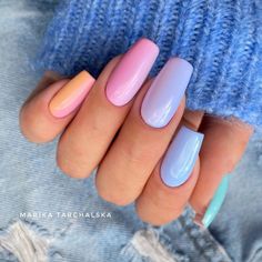 Plain Colour Nails, Sorbet Nails, Nails Plain, Nail Art Pastel, Bohemian Nails, Wonder Forest, Intricate Snowflake, Best Summer Nail Color, Christmas Watch