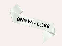 Winter Wonderland Bachelorette Party, Snow In Love Bachelorette, Bachelorette Party Hiking, Snowflake Icon, Snow In Love, Winter Bachelorette, Skiing Mountains, Sash Bachelorette, Bach Bash