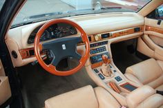 the interior of a car is clean and ready to be used