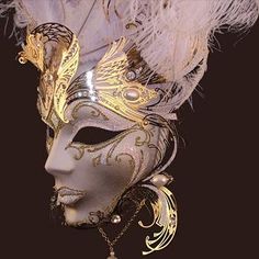 Mask Month Of October, Carnival Of Venice, Full Face Mask, Masks Art